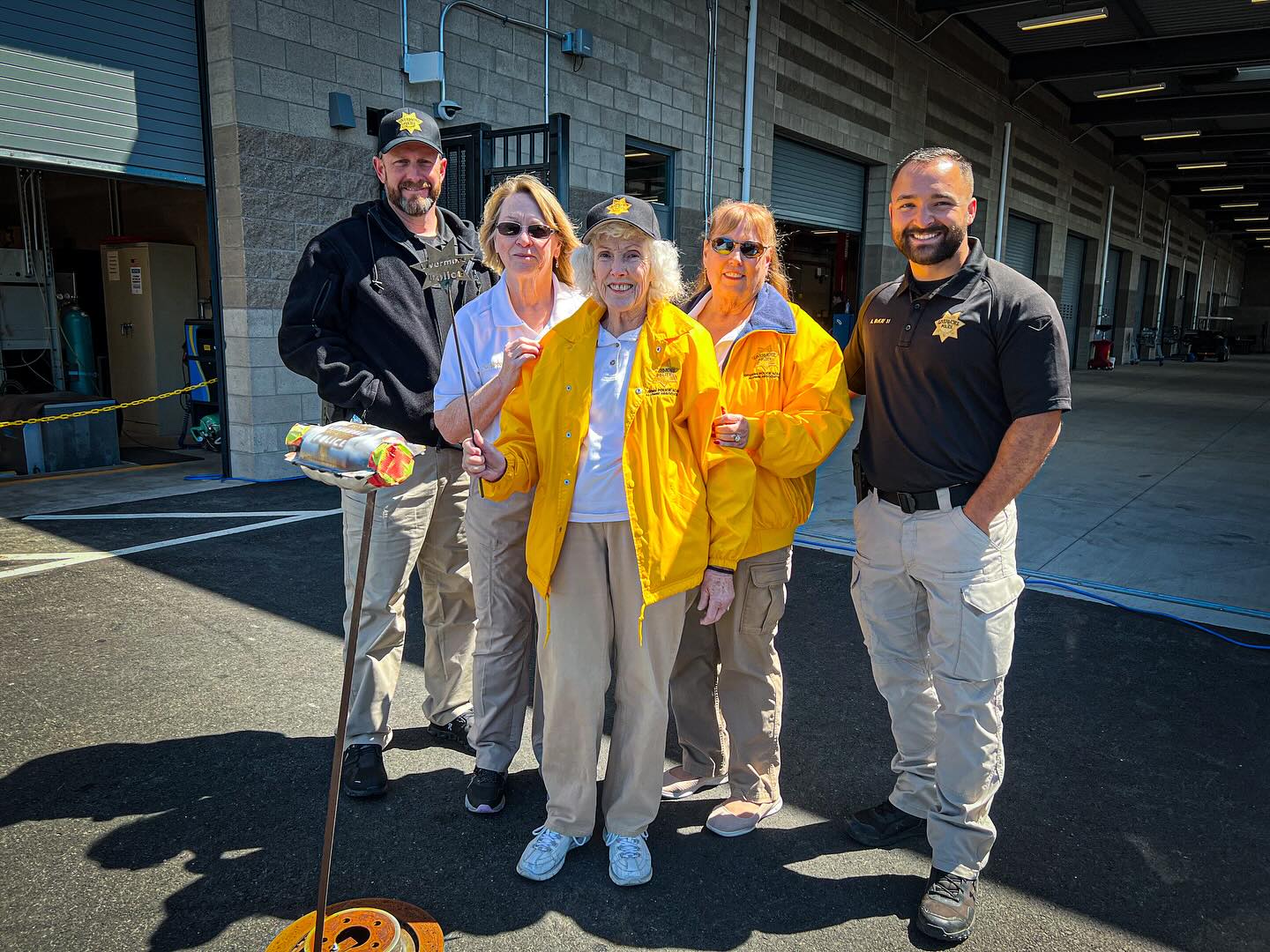 Volunteers at Catalytic converter event